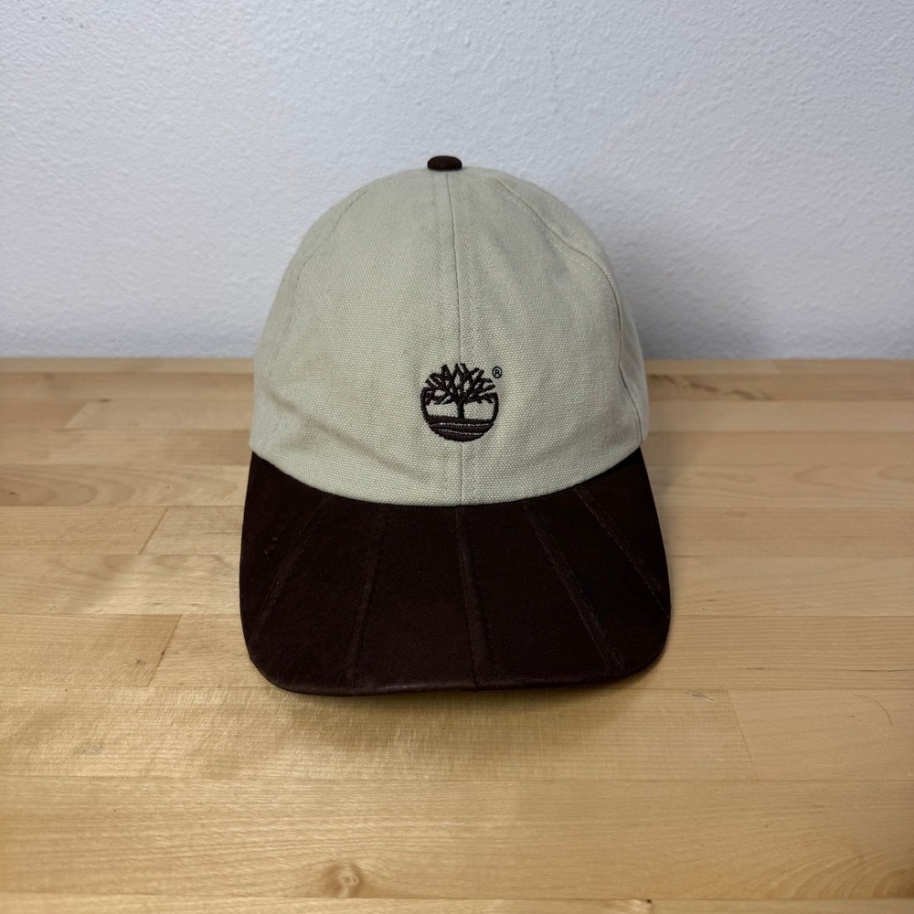Timberland Hat Baseball Cap Strapback Men's Adjustable Khaki Brown WEATHERGEAR